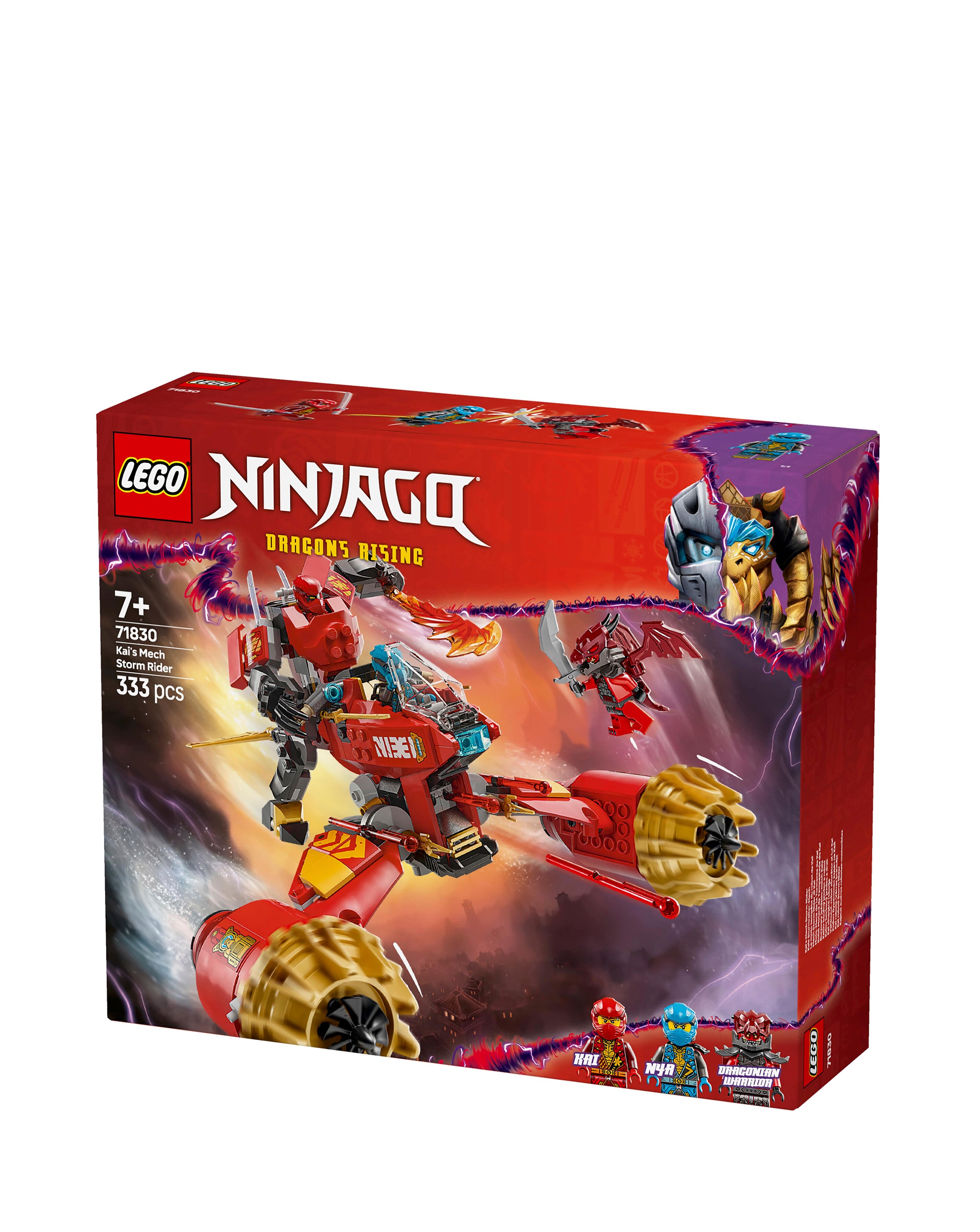 LEGO NINJAGO Kai's Mech Storm Rider Combo Ninja Toy Building Kit