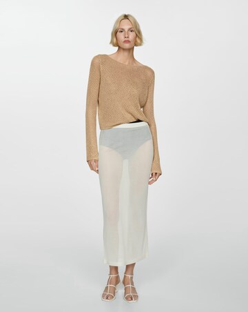 Mango Maria Metalic Thread Knit jumper