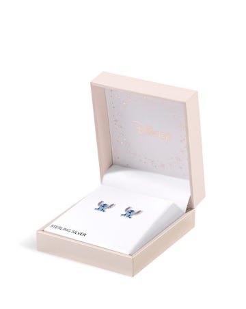 Disney Stitch Sterling Silver Enamel Stud Earrings