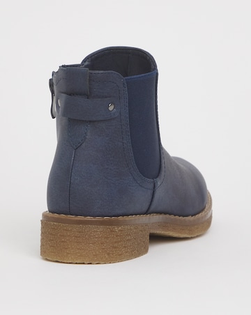 Cushion Walk Chelsea Boot Crepe Sole Wide E Fit