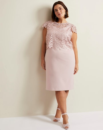 Phase Eight Daisy Lace Double Layer Dress