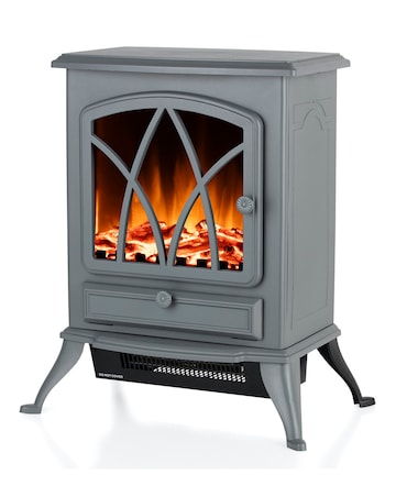 Warmlite 2KW Grey Electric Fire Stove