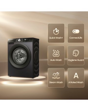 Hisense 3S Series WF3S8043BB3 WiFi-enabled 8kg 1400 Spin Washing Machine - Black