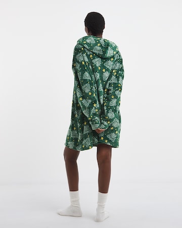 Pretty Secrets Christmas Fleece Hooded Lounge Dress