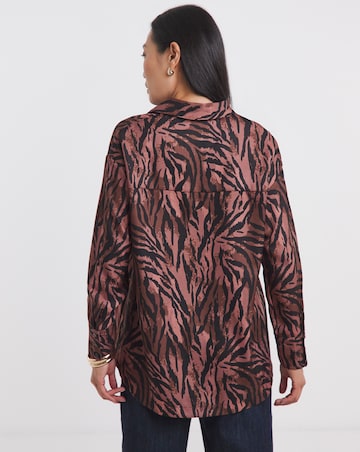 Collar Detail Popover Blouse