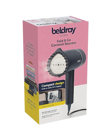 Beldray 1200W Fold and Go Garment Steamer