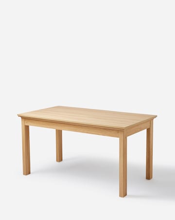 Julipa Ashford Table with 6 Ava Faux Leather Chairs