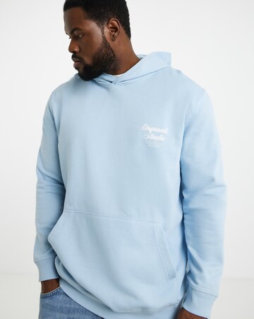 Jack & Jones Norrebro Back Graphic Hoodie - Blue