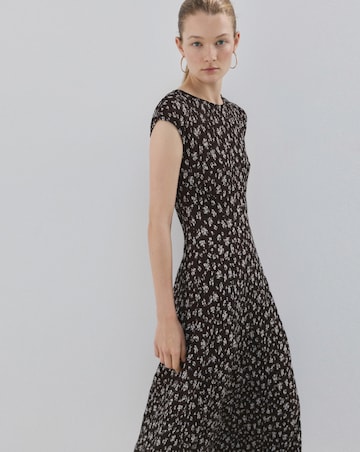 Mango Floral-Print Midi Dress