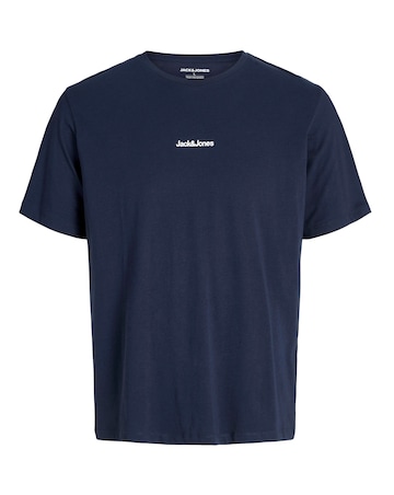Jack & Jones Mine Crew Neck T-Shirt - Navy