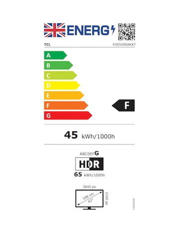 TCL 43In 43S5400K Full HD Android TV