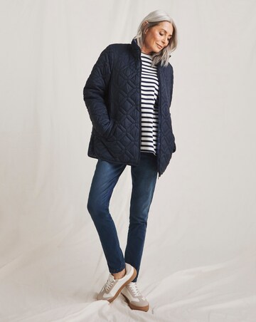 Julipa Printed Quilted Reversible Jacket