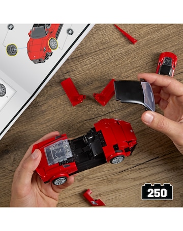 Mattel Brick Shop Hot Wheels Maserati Mc20 Building Toy Kit