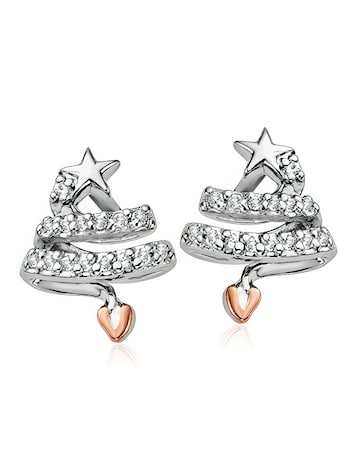 Clogau Christmas Tree Stud Earrings