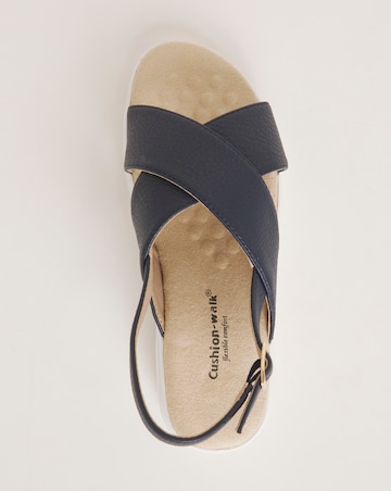 Cushion Walk Crossover Sandals EEE Fit