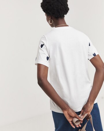 Embroidered Heart T-Shirt