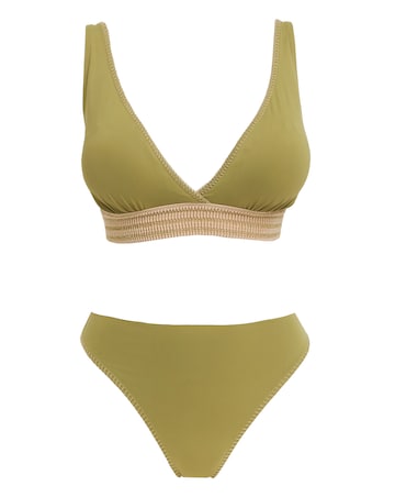 Elastic Detail Bikini Set