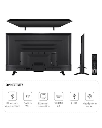 Toshiba 50UV2F53DBU 50in Smart 4K UHD HDR LCD Freely TV w Amazon Alexa