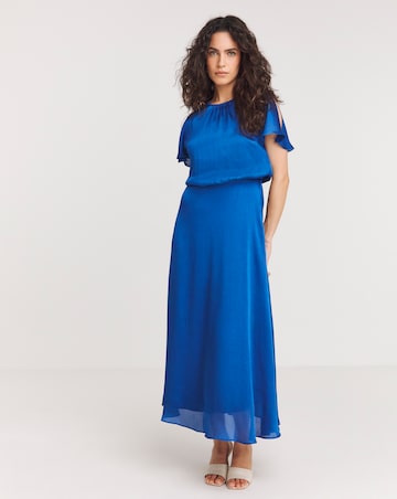 Joanna Hope Blouson Split Sleeve Dress