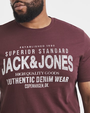 Jack & Jones Simon Logo T-Shirt 7 Pack - Multi