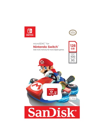 SanDisk 100MB/s microSDXC card for Nintendo Switch - 128GB