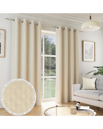 Tokyo Velvet Eyelet Curtains