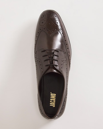 Formal Leather Brogue Wide
