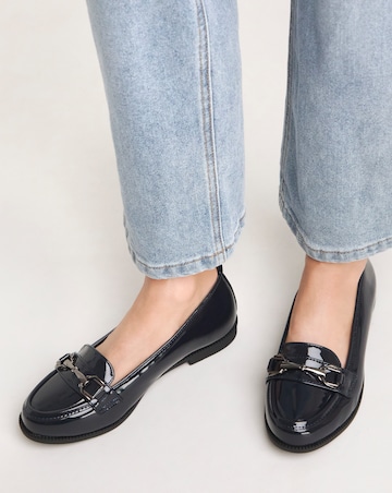 Anna Low Cut Snaffle Loafer Extra Wide EEE Fit Simply Comfort