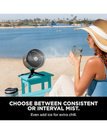 Shark FlexBreeze Pro Mist Indoor & Outdoor Fan- Grey