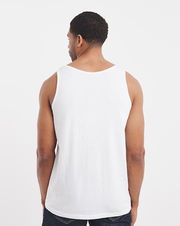 Pure Cotton Core Vest- White