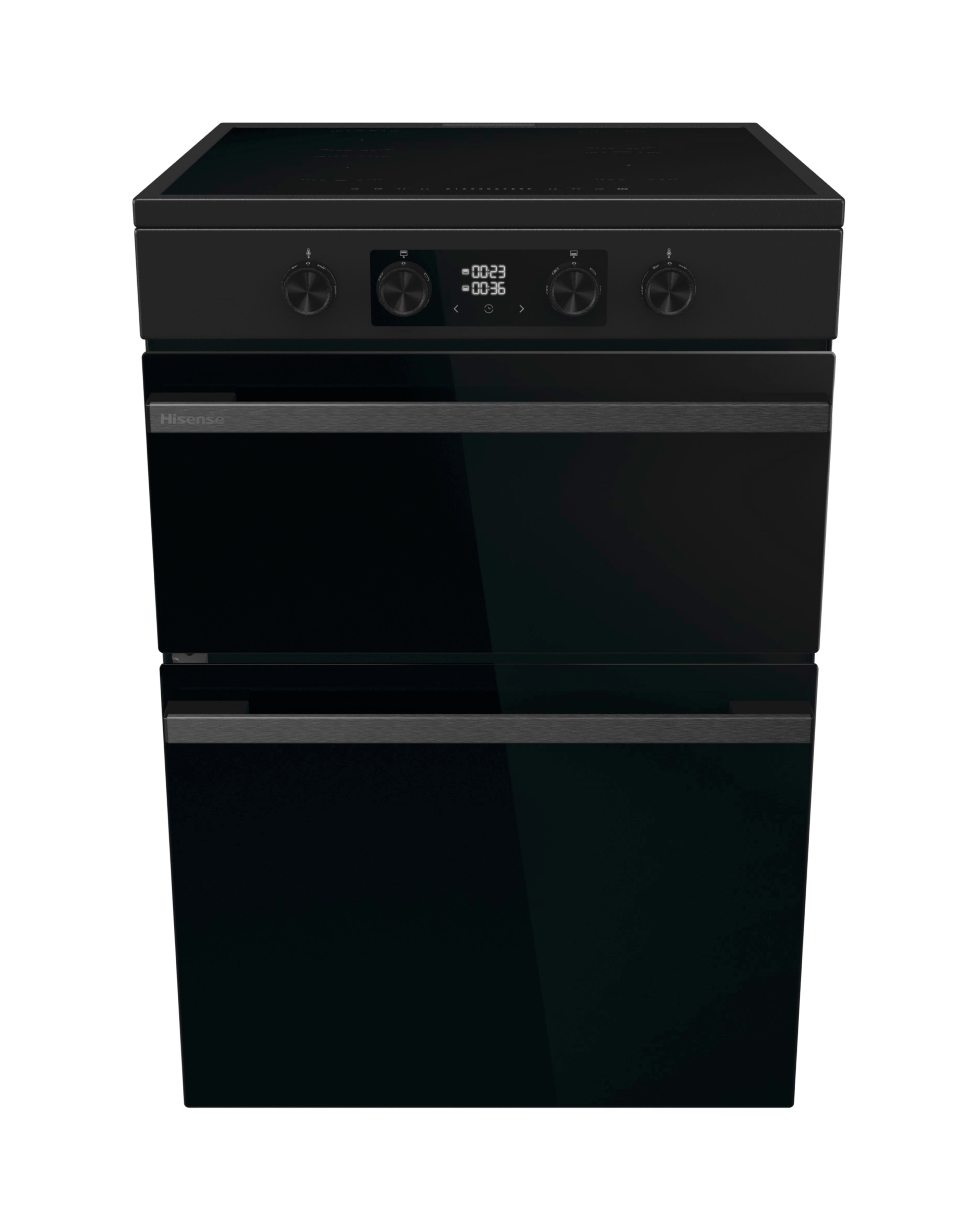 Hisense HDCEIT6C20B 60cm Induction Double Cooker - Black