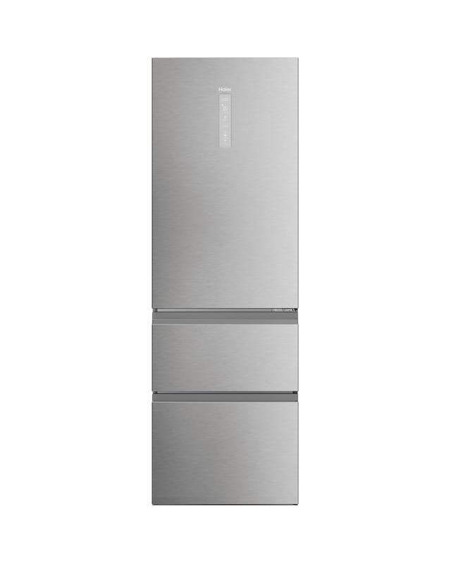 Haier HTW5618ENMG Combi Series 5 180cm Fridge Freezer - Inox