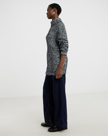 Mono Textured Roll Neck Tunic