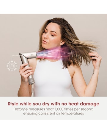 Shark FlexStyle 4-in-1 Air Styler & Hair Dryer For Straight & Wavy Hair - Stone