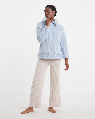 Pretty Secrets Quarter Zip Fleece Snuggle Top