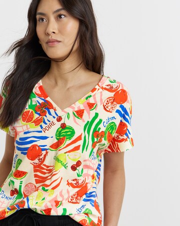 The V Neck Cotton T-Shirt