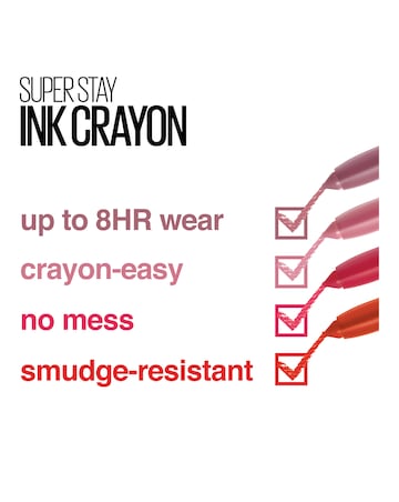 Maybelline Superstay Matte Ink Crayon Lipstick - 10 Trust Your Gut