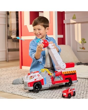 Paw Patrol Fire Rescue Rapid Reload Fire Truck with Lights and Sounds