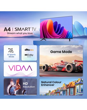 Hisense 32in 32A4NTUK Smart Full HD LED Freeview TV