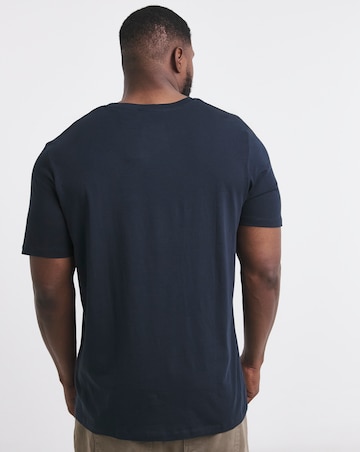 Jack & Jones Paulos Logo T-Shirt - Navy