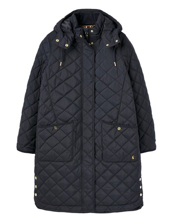 Joules Chatham Quilted Longline Jacket