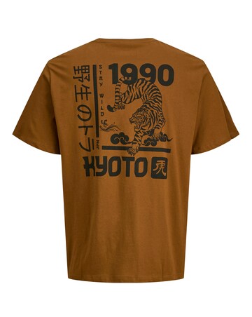Jack & Jones Miko Back Graphic T-Shirt - Brown