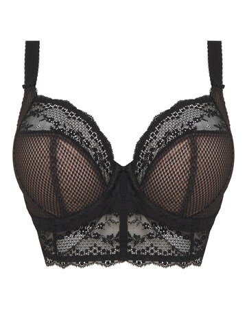 Elomi Charley Wired Longline Bralette Black