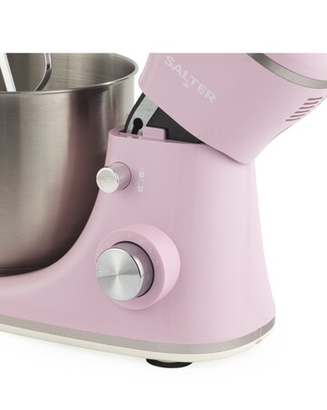 Salter Retro Stand Mixer Pink
