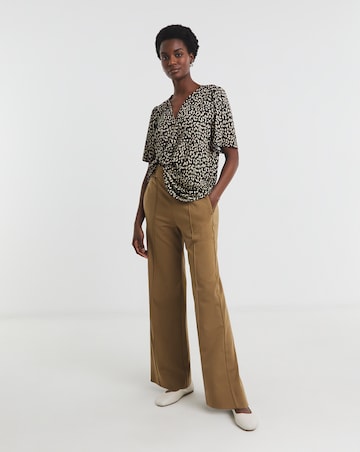 V-Neck Angel Sleeve Top