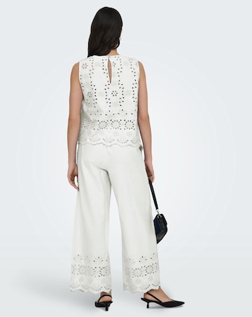 Jdy Marina Embroidered Ankle Trouser