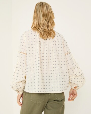 FatFace Fern Embroidered Blouse