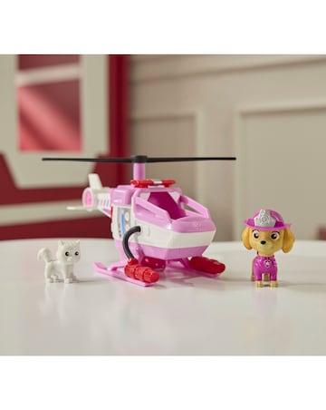 Paw Patrol Fire Rescue Vehicle Skye with Rescue Fire Chopper