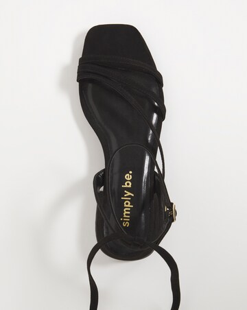 Rosalina Strappy Multi Wear Flat Sandals - Extra Wide Fit (EEE)