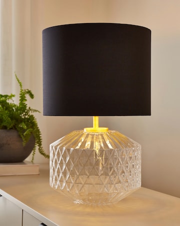 Clear Glass Table Lamp